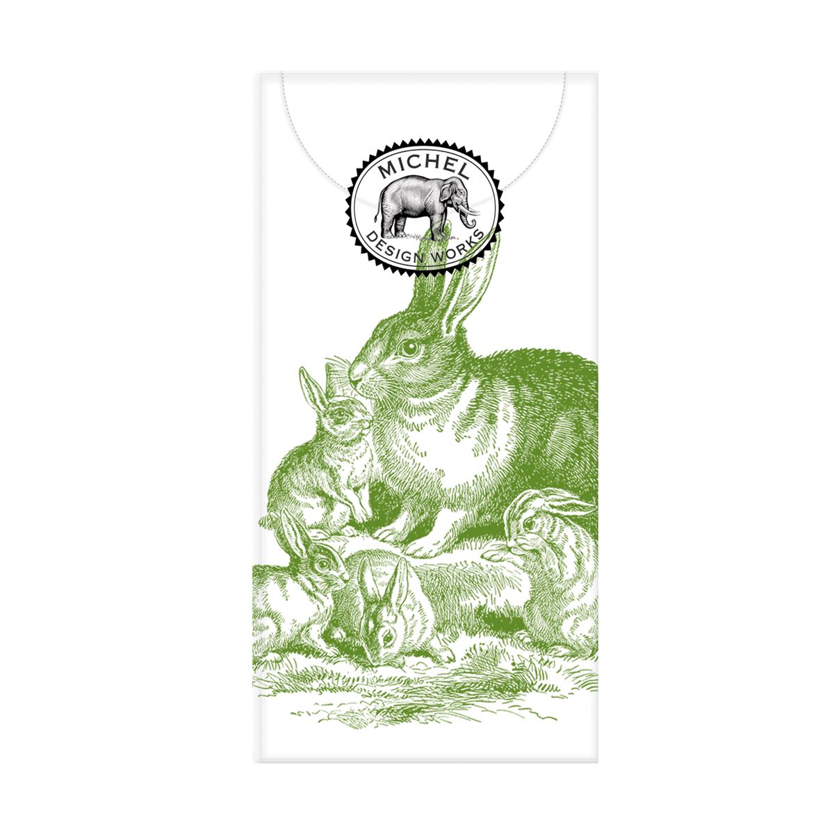 Bunny Toile Pocket Tissues by Michel Design Works