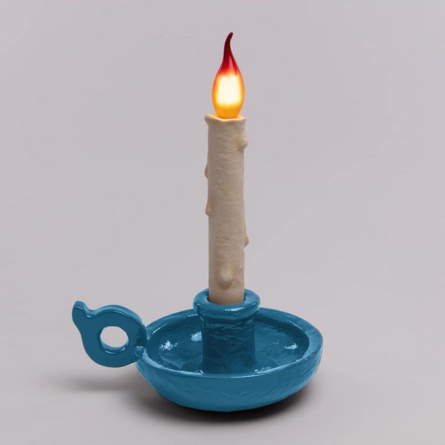 Bugia Lamp Light Blue by Seletti