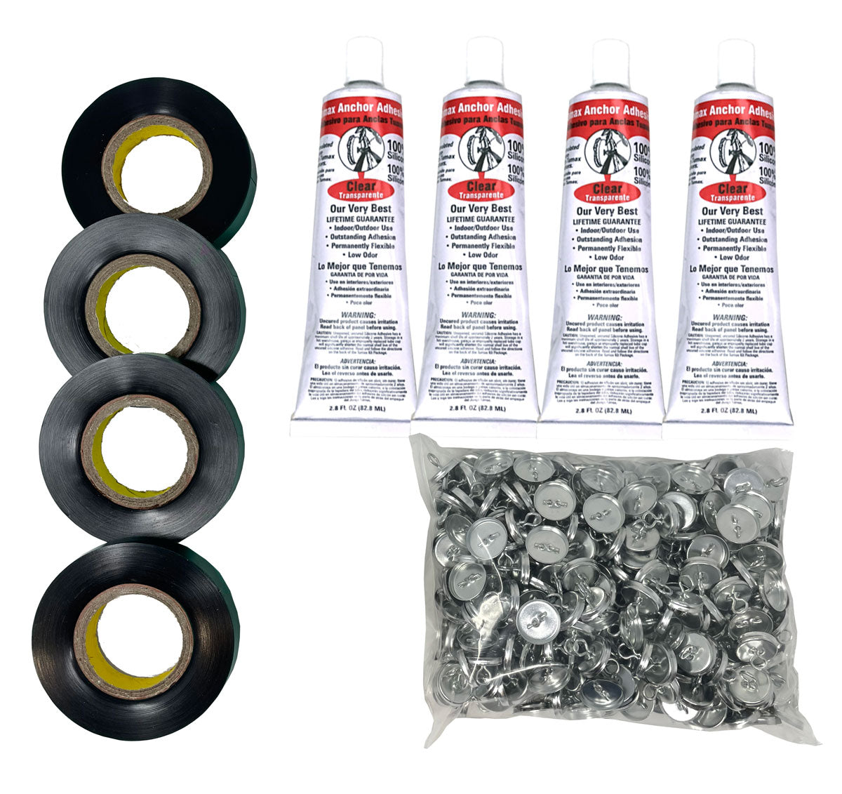 Plant Anchor Outdoor Christmas Lights Hanging Kit No Drill No Nails